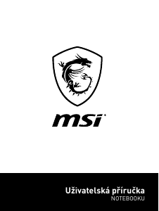 Manuál MSI GT75 Titan 8RF Laptop