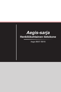 Käyttöohje MSI Aegis 3 Plus 8th Pöytätietokone