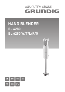 Manual Grundig BL 6280 L Hand Blender