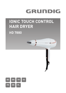 Manual de uso Grundig HD 7880 Secador de pelo