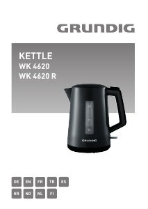 Manual Grundig WK 4620 R Kettle