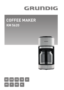 Kullanım kılavuzu Grundig KM 5620 Kahve makinesi