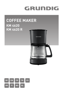 Bruksanvisning Grundig KM 4620 R Kaffebryggare