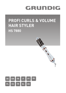 Manual Grundig HS 7880 Modelador de cabelo