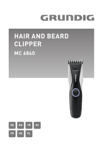 Manual Grundig MC 6840 Hair Clipper