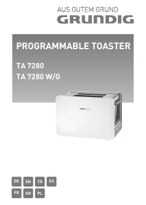 Instrukcja Grundig TA 7280 G Toster