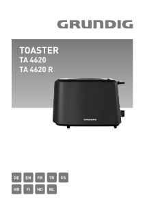 Priručnik Grundig TA 4620 Toster