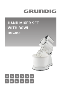 Handleiding Grundig HM 6860 Handmixer