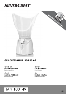 Manuale SilverCrest SGS 80 A2 Sauna facciale
