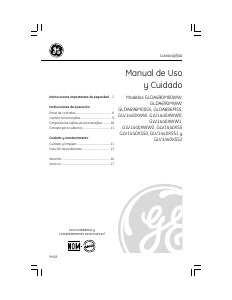 Manual de uso GE GLDA690MWW Lavavajillas