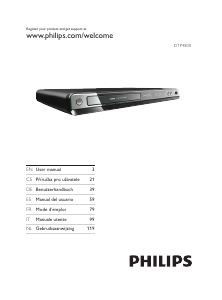 Manual Philips DTP4800 DVD Player