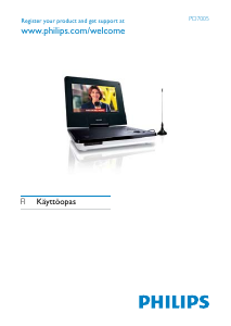 Käyttöohje Philips PD7005 DVD-soitin