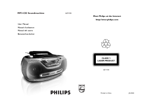 Manual de uso Philips AZ1130 Set de estéreo