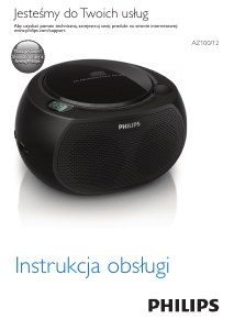 Instrukcja Philips AZ100N Zestaw stereo