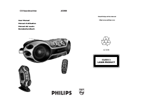 Bedienungsanleitung Philips AZ2538 Stereoanlage