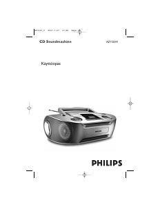 Käyttöohje Philips AZ1123W Stereosetti