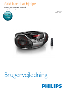 Brugsanvisning Philips AZ700T Stereo sæt
