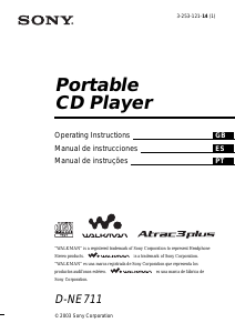 Bruksanvisning Sony D-NE711 Discman