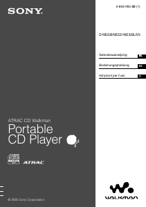 Bedienungsanleitung Sony D-NE330 Discman
