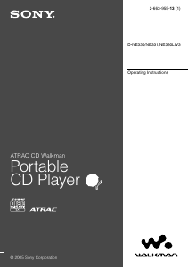 Bruksanvisning Sony D-NE331 Discman