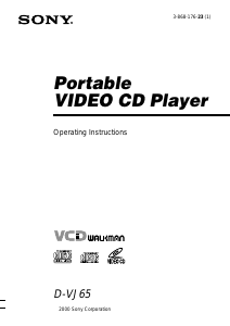 Bruksanvisning Sony D-VJ65 Discman