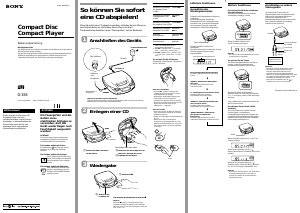Bedienungsanleitung Sony D-193 Discman