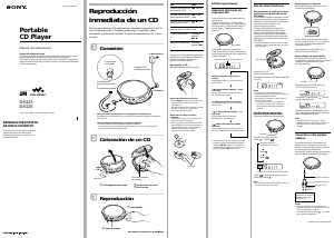 Manual de uso Sony D-E225 Discman