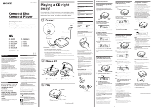 Bruksanvisning Sony D-E403 Discman