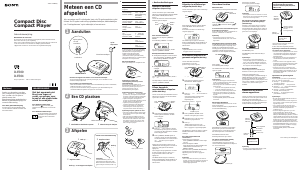 Handleiding Sony D-E504 Discman