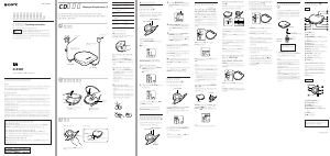 説明書 ソニー D-E900 ディスクマン