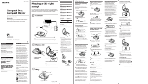 Bruksanvisning Sony D-ES52CK Discman