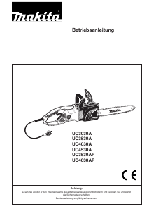 Bedienungsanleitung Makita UC4030AP Kettensäge