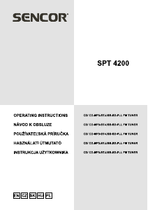 Instrukcja Sencor SPT 4200 Zestaw stereo
