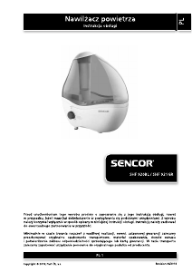 Instrukcja Sencor SHF 920BL Nawilżacz