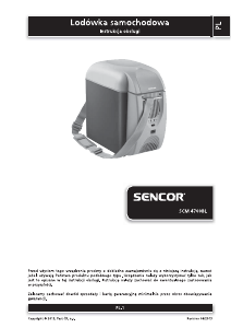 Instrukcja Sencor SCM 4700BL Lodówka turystyczna