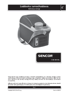 Instrukcja Sencor SCM 4800BL Lodówka turystyczna