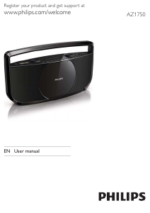 Manual Philips AZ1750 Stereo-set