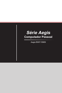 Manual MSI Aegis X3 Computador de secretária