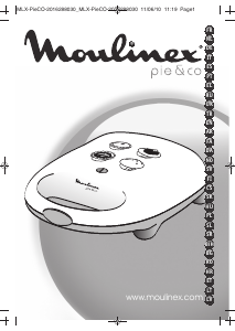 Instrukcja Moulinex SM220512 Pie & Co Urządzenie do pieczenia babeczek