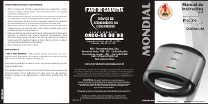 Manual Mondial S-07 Grelhador de contacto