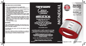 Manual Mondial S-19 Grelhador de contacto
