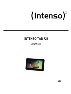 Manuale Intenso TAB 724 Tablet
