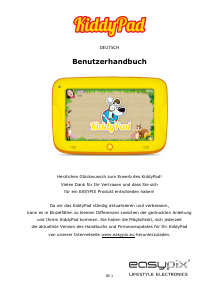 Bedienungsanleitung Easypix KiddyPad Tablet