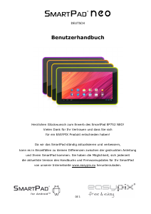 Bedienungsanleitung Easypix SmartPad EP752 Neo Tablet