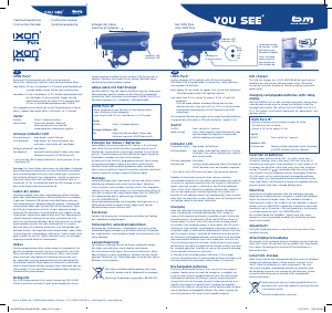 Handleiding Busch and Müller IXON Pure Fietslamp