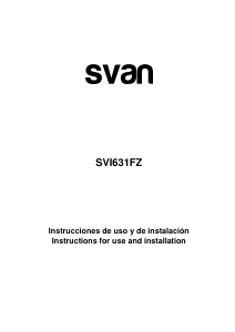 Manual Svan SVI631FZ Hob