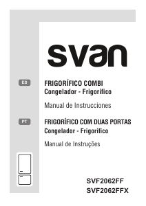 Manual Svan SVF2062FFX Frigorífico combinado
