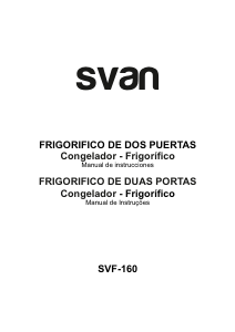 Manual Svan SVF160 Frigorífico combinado