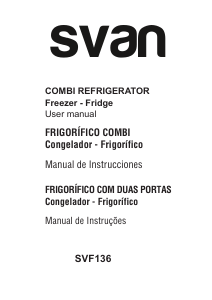 Manual Svan SVF136 Frigorífico combinado