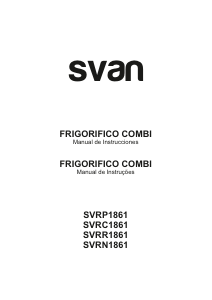 Manual Svan SVRR1861 Frigorífico combinado